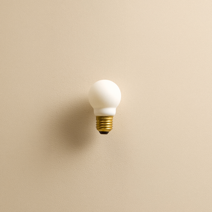 SPHERE BULB 1 3W DIM M.PORCELAIN
