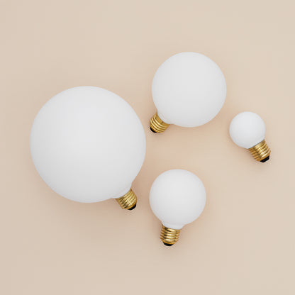 SPHERE BULB 1 3W DIM M.PORCELAIN